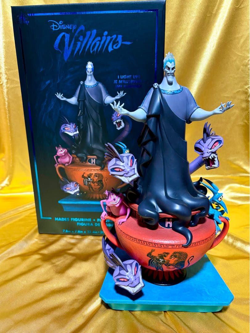 ディズニーストア　ハデス　ヴィランズ　ヘラクレス　ライティング　フィギュア　置物