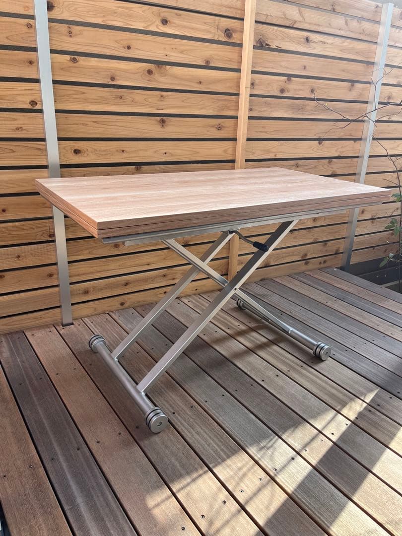 伸長式ダイニングテーブル バタフライテーブル ホワイトオーク