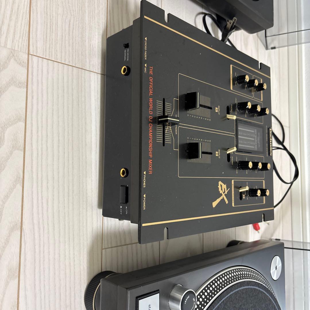 Technics SL-1200 ターンテーブル 2台セット、ミキサー