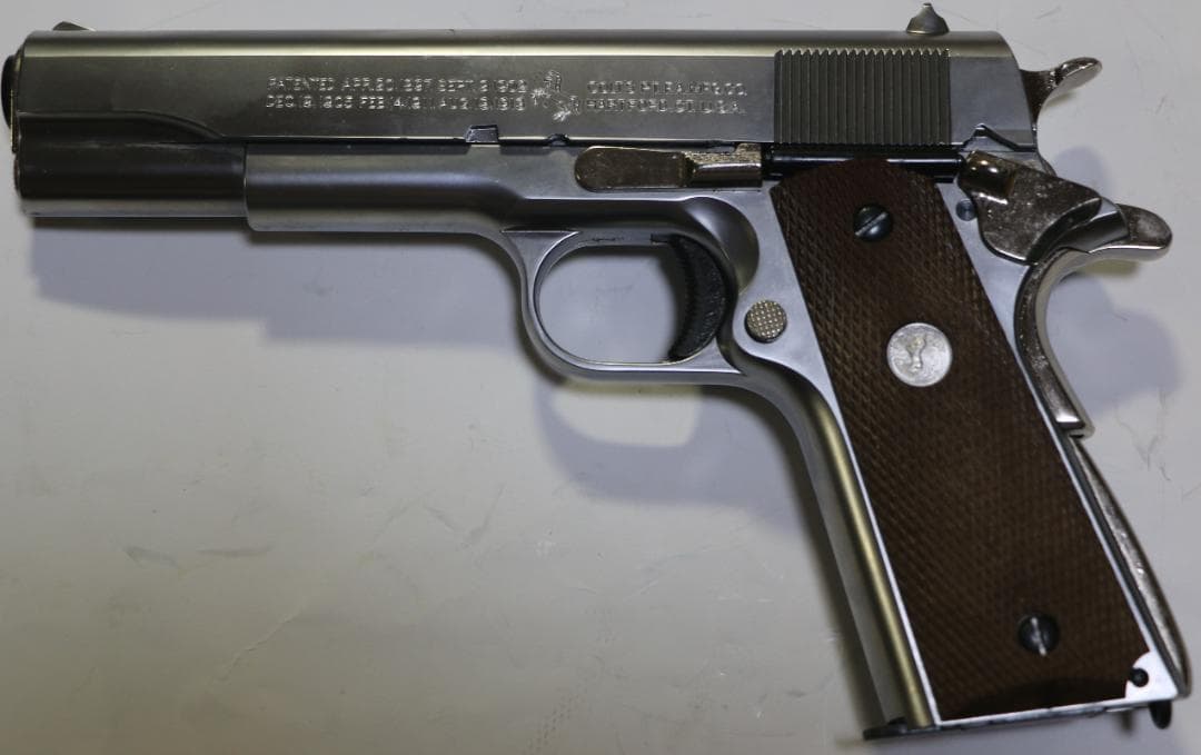 マルシン製ABS樹脂モデルガン 　コルト・ガバーメント　シルバー　SPG 合法品