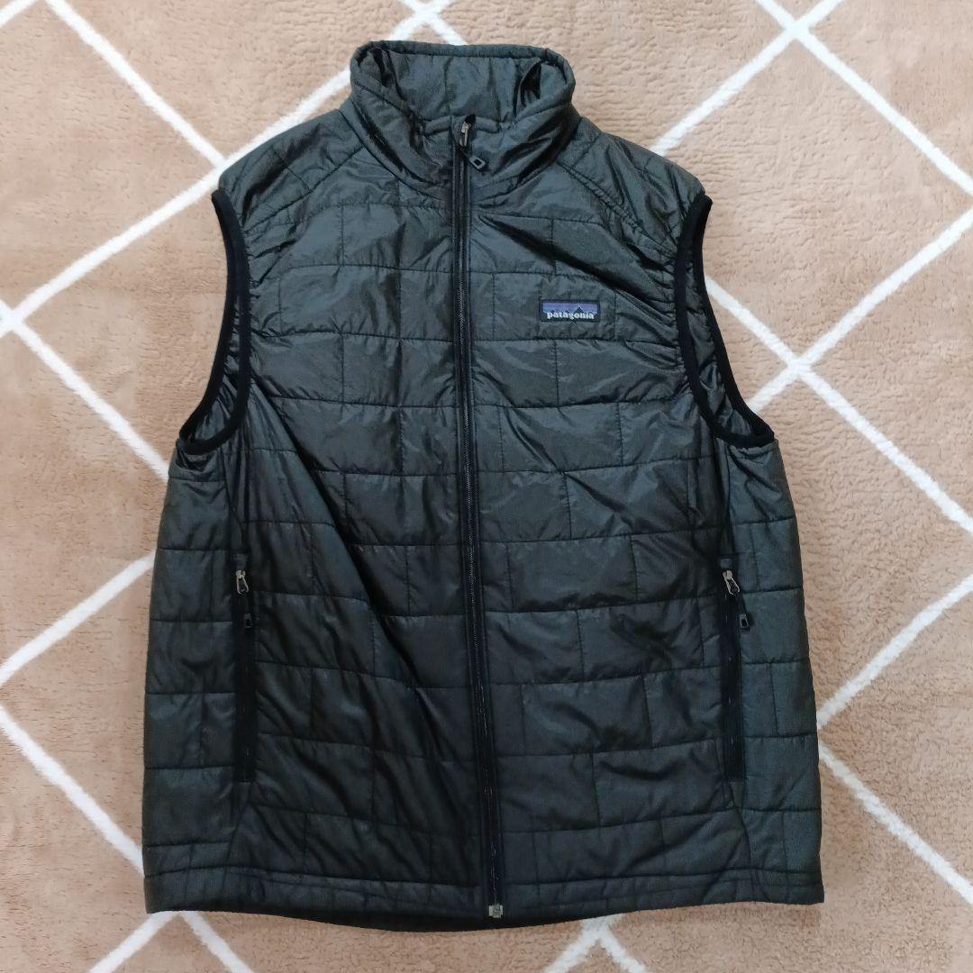 patagonia ブラック ナノパフ ベスト M