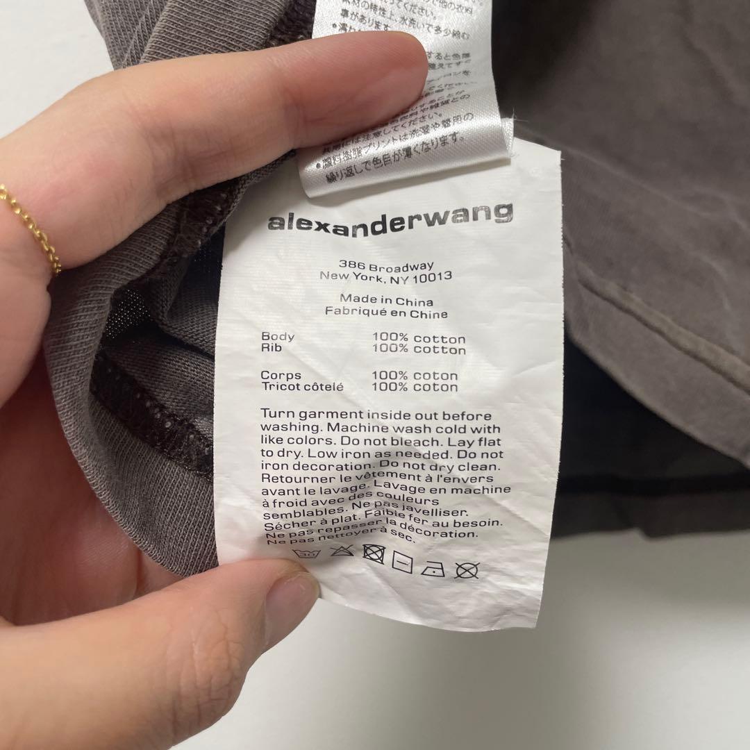 【Alexander wang】別注限定色：ロゴタンクトップ