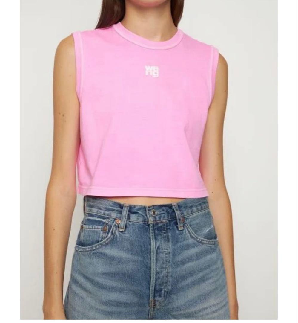 【Alexander wang】別注限定色：ロゴタンクトップ