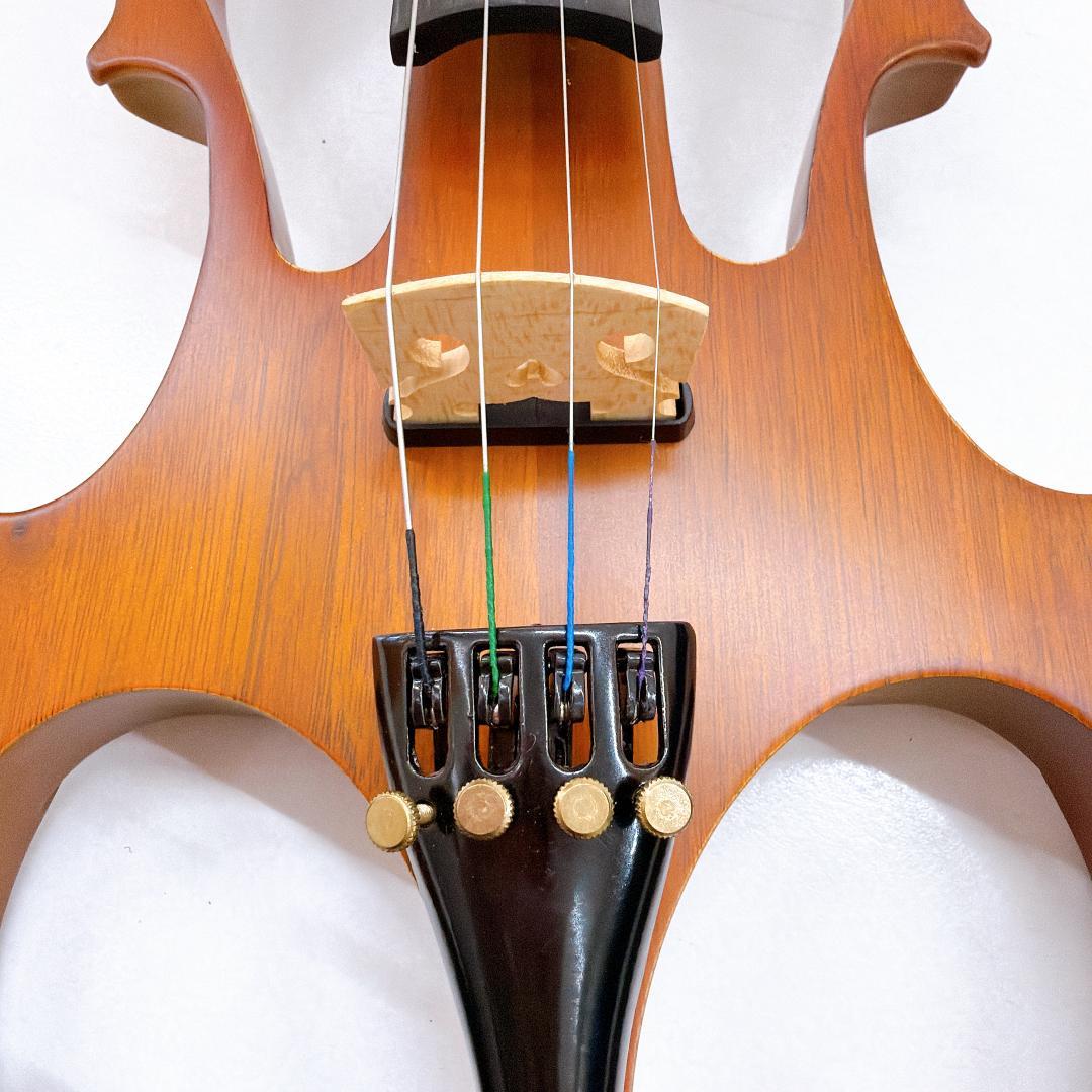 【良品】キクタニ エレクトリックバイオリン ESV-380 4/4 ブラウン