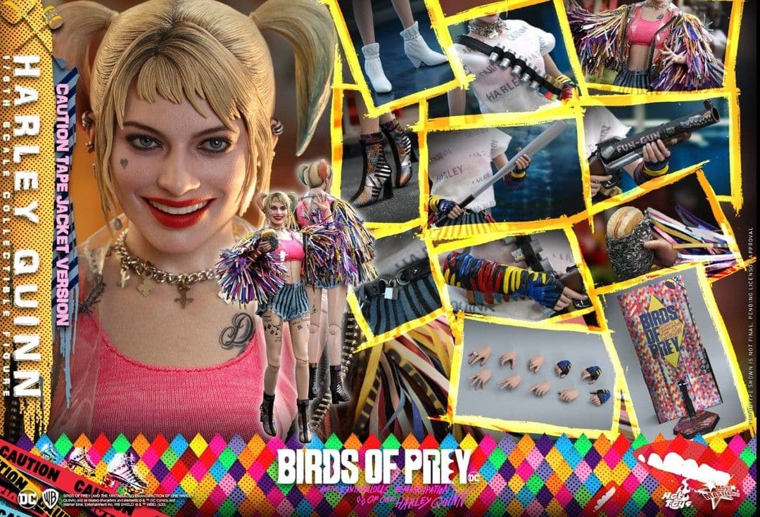 新品　ホットトイズ　1/6　ハーレイ・クイン　コーションテープ版