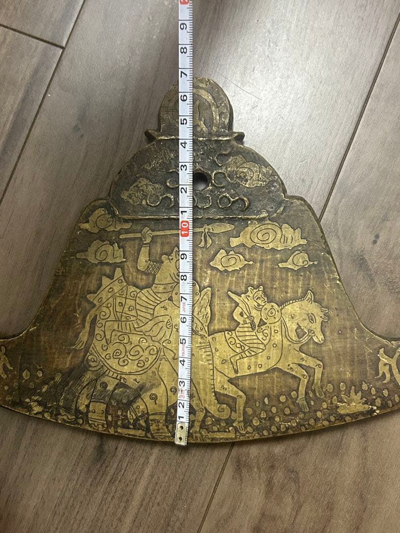 李朝期 黄銅製 陰刻 風鐸 風招仏教美術中国古玩縄文古墳土器埴輪勾