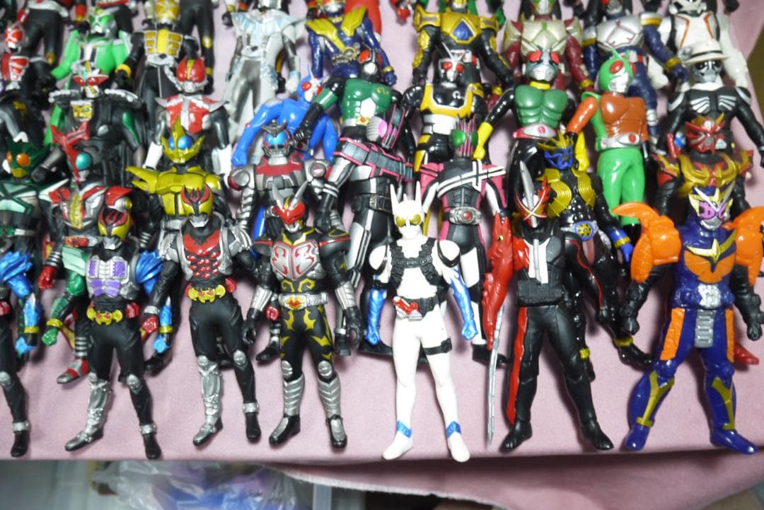 ライダーヒーローシリーズ　ビッグサイズソフビフィギュア　など　98体セット