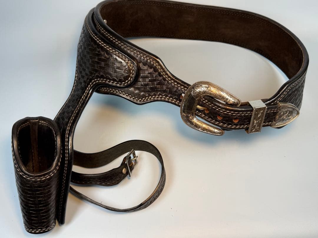 KEIN製SAAファストドロー専用リグ、ツーハンド用（ブラック）