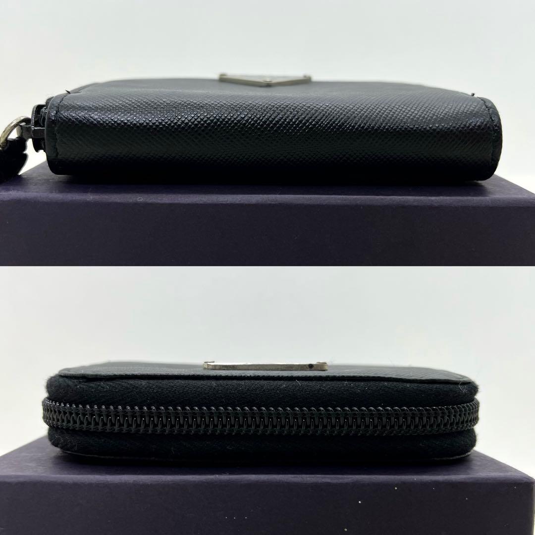 極美品/箱・ギャラ付き✨プラダ ケース 三角ロゴ サフィアーノレザー