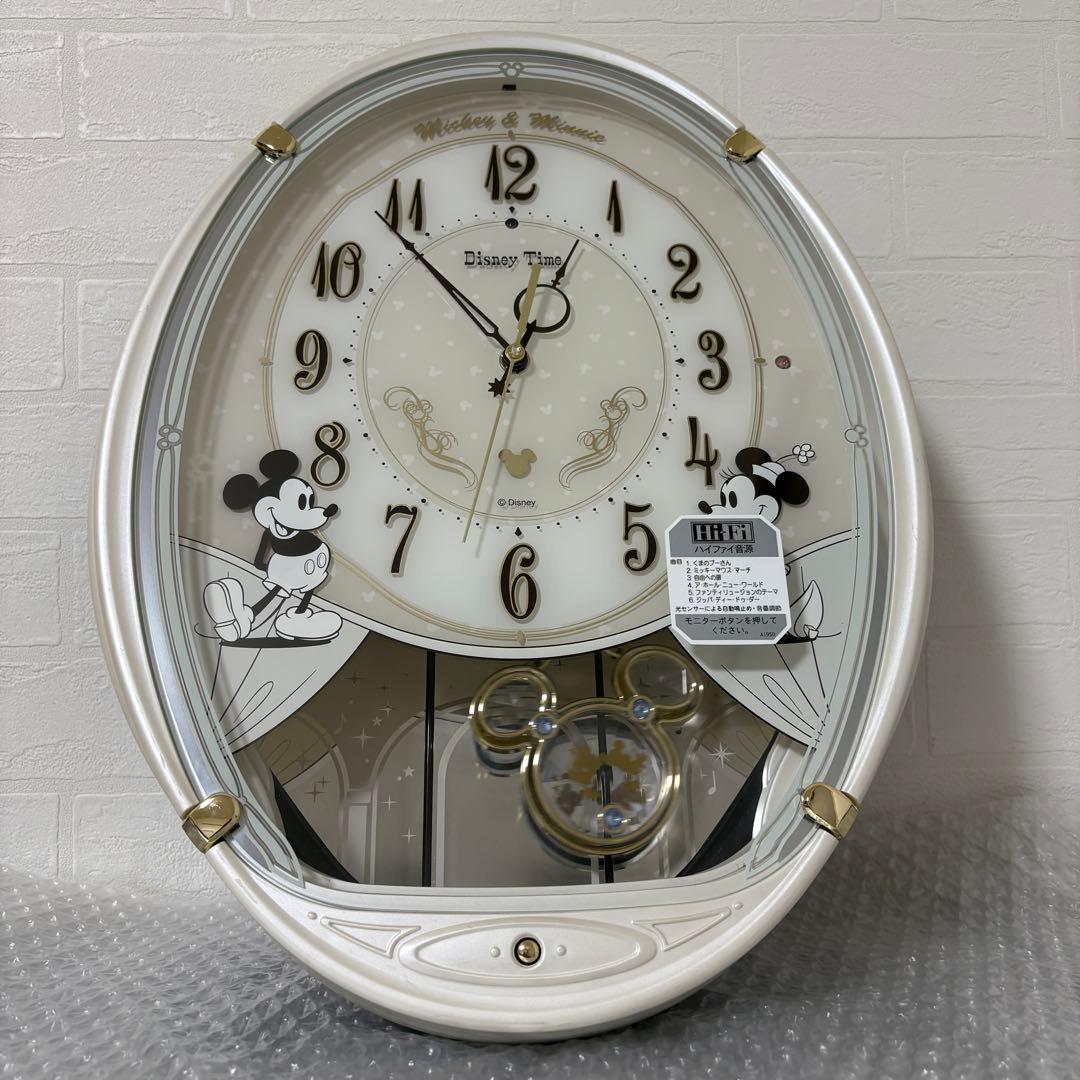 SEIKO ディズニー 電波掛時計 FW579W ミッキー&フレンズ セイコー
