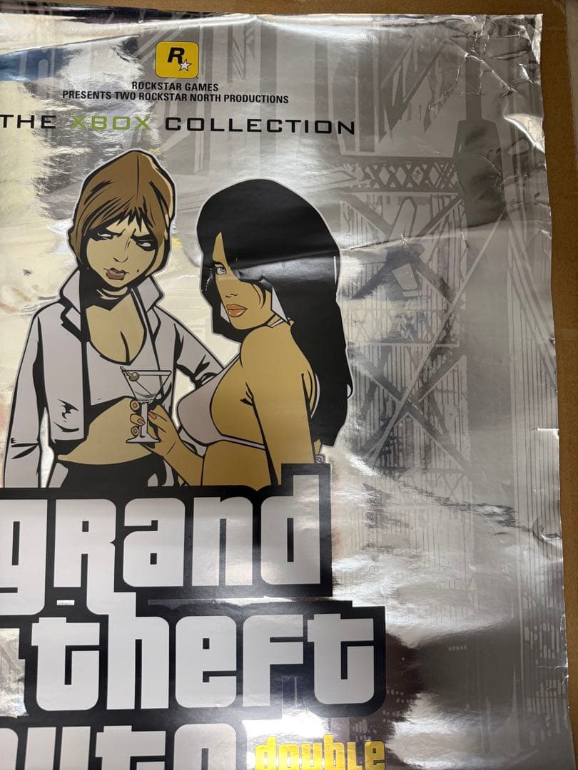 【激レア】グランドセフトオートIII バイスシティ　ダブルパック　販促ポスター