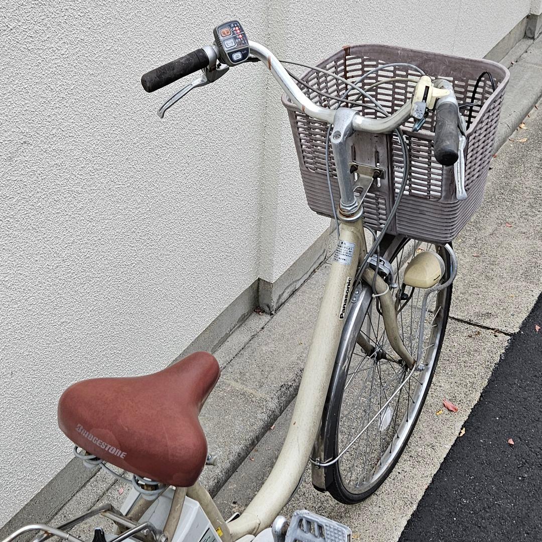 パナソニック♪電動アシスト自転車♪ViVi ♪オフホワイト♪