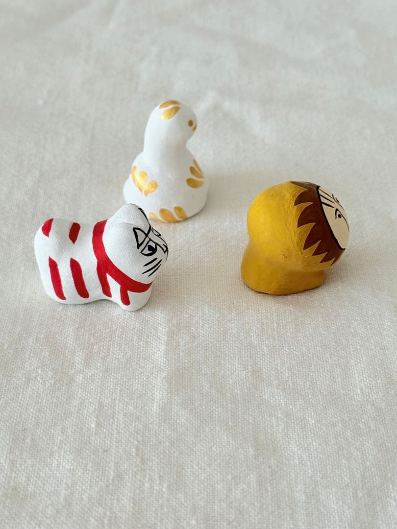 :::金沢　　落雁諸江屋　福徳煎餅　福徳せんべい　コラボ　リサ・ラーソン　土人形