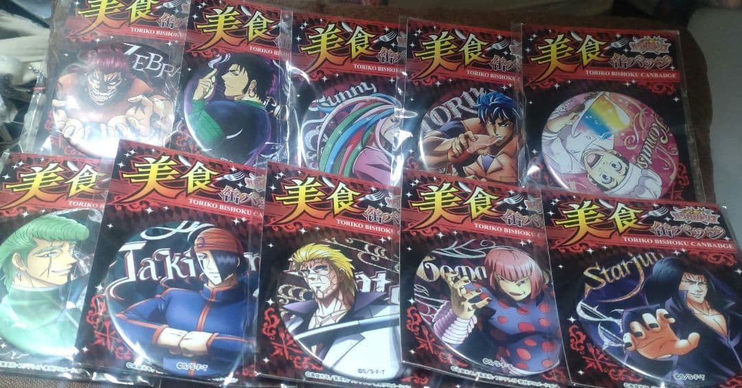 トリコ　缶バッジ　セット