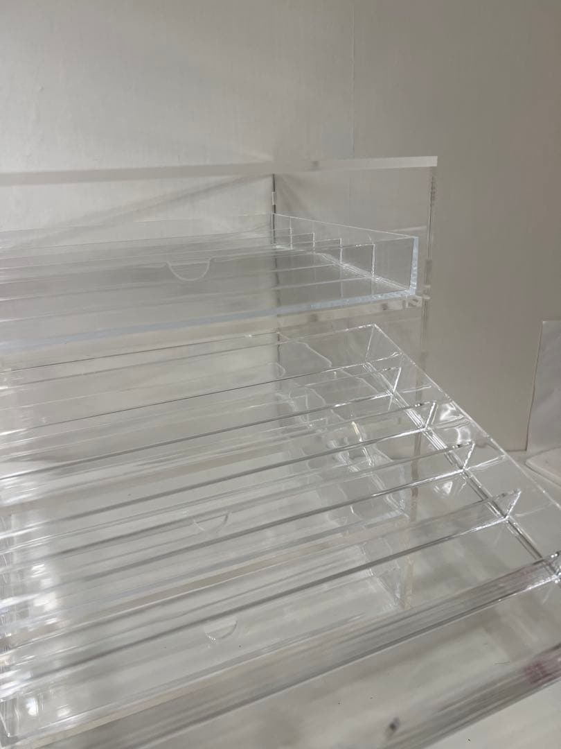 beautINIT ビューティーイニット 透明アクリルメイク収納ボックス 4段