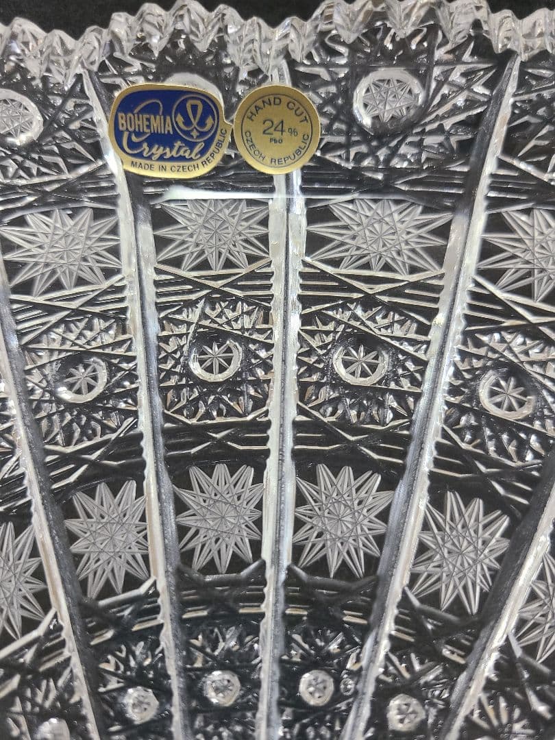 BOHEMIA Crystal 500pk 24%pbo　角皿プレート