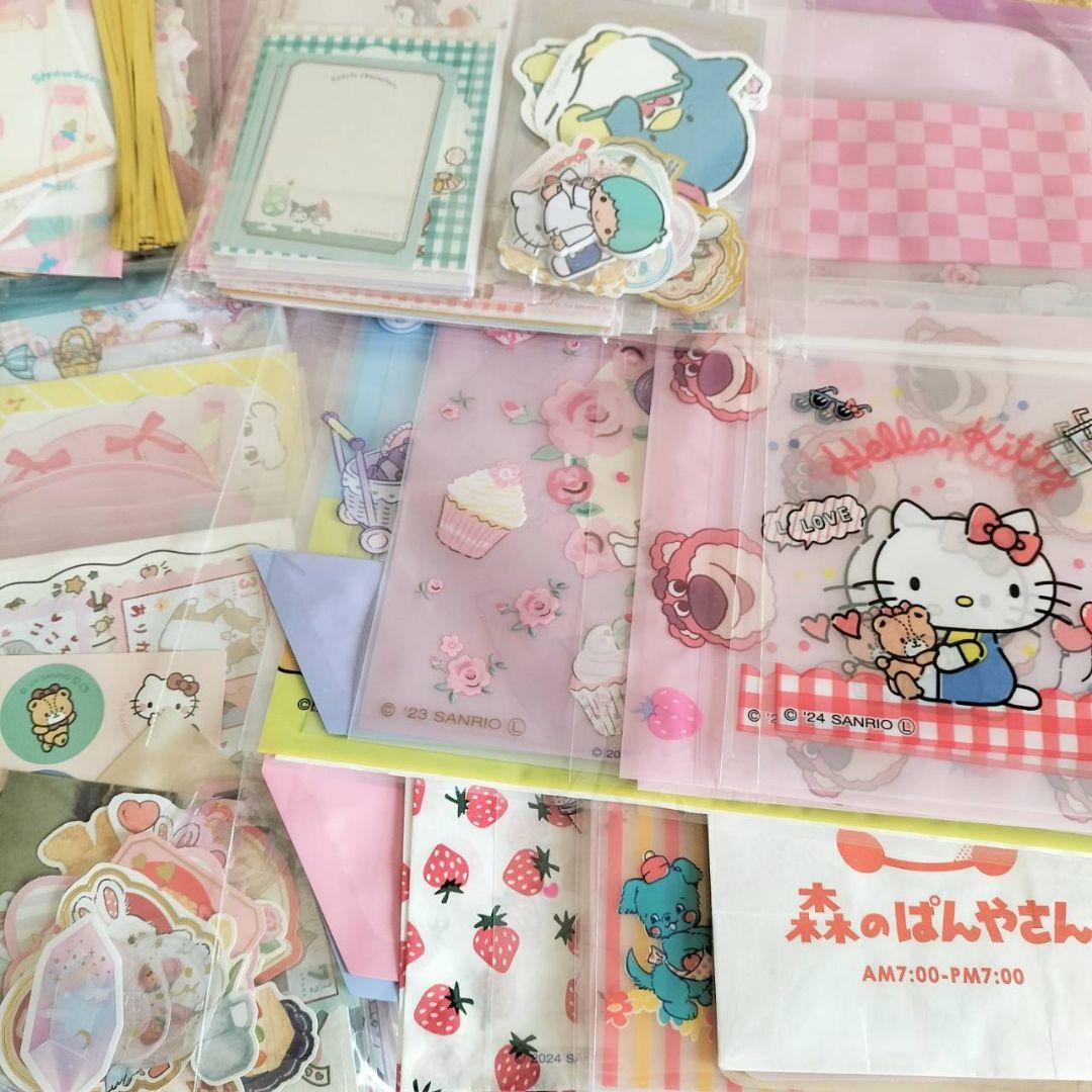 ２kg　メモ帳　マイメロ　キティ　大量　まとめ売り　サンリオ　ディズニー　マステ