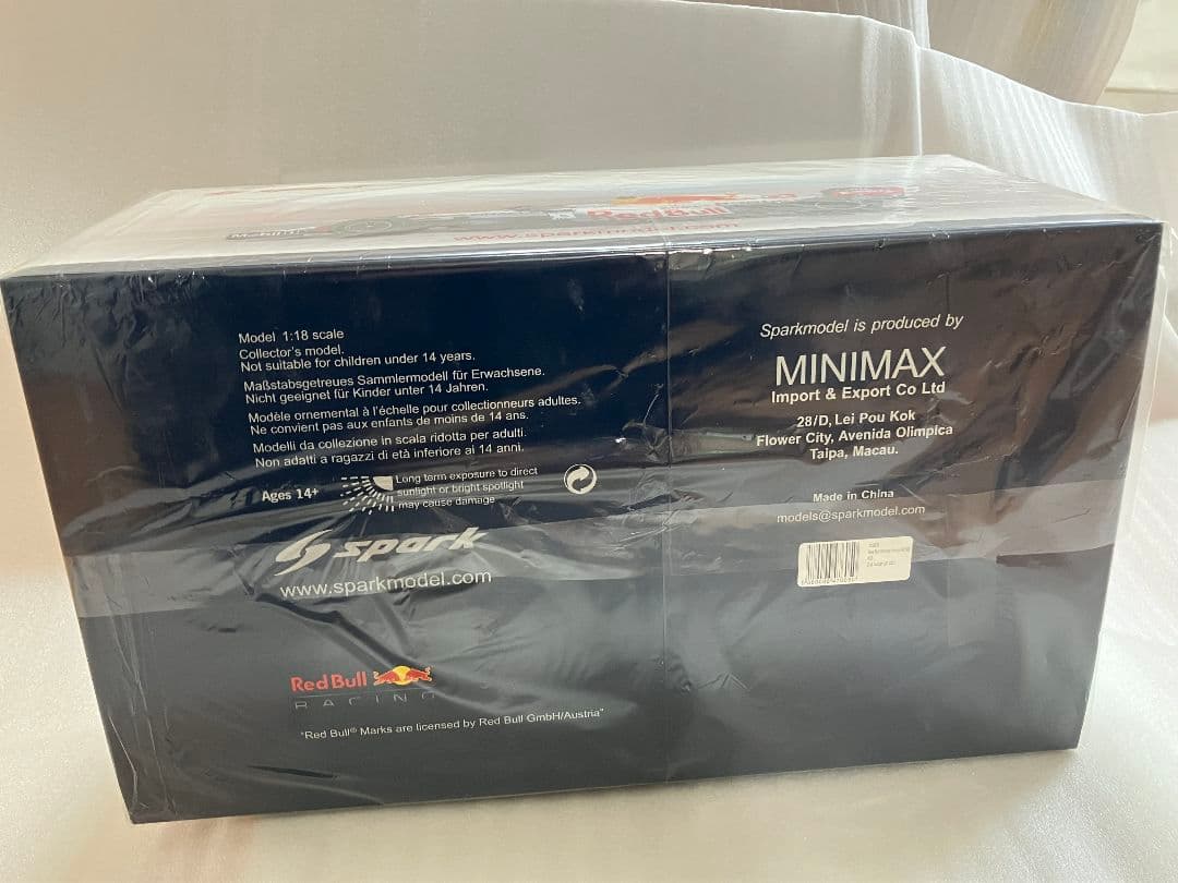 O⑭ 1/18 スパーク製 レッドブルRB16BトルコGP ありがとうカラー