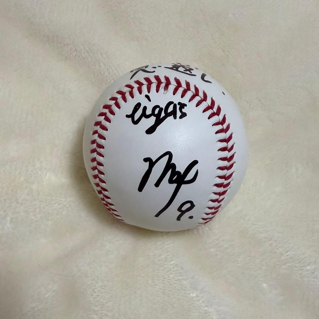 阪神タイガース 立石正広 直筆サインボール 恩返し