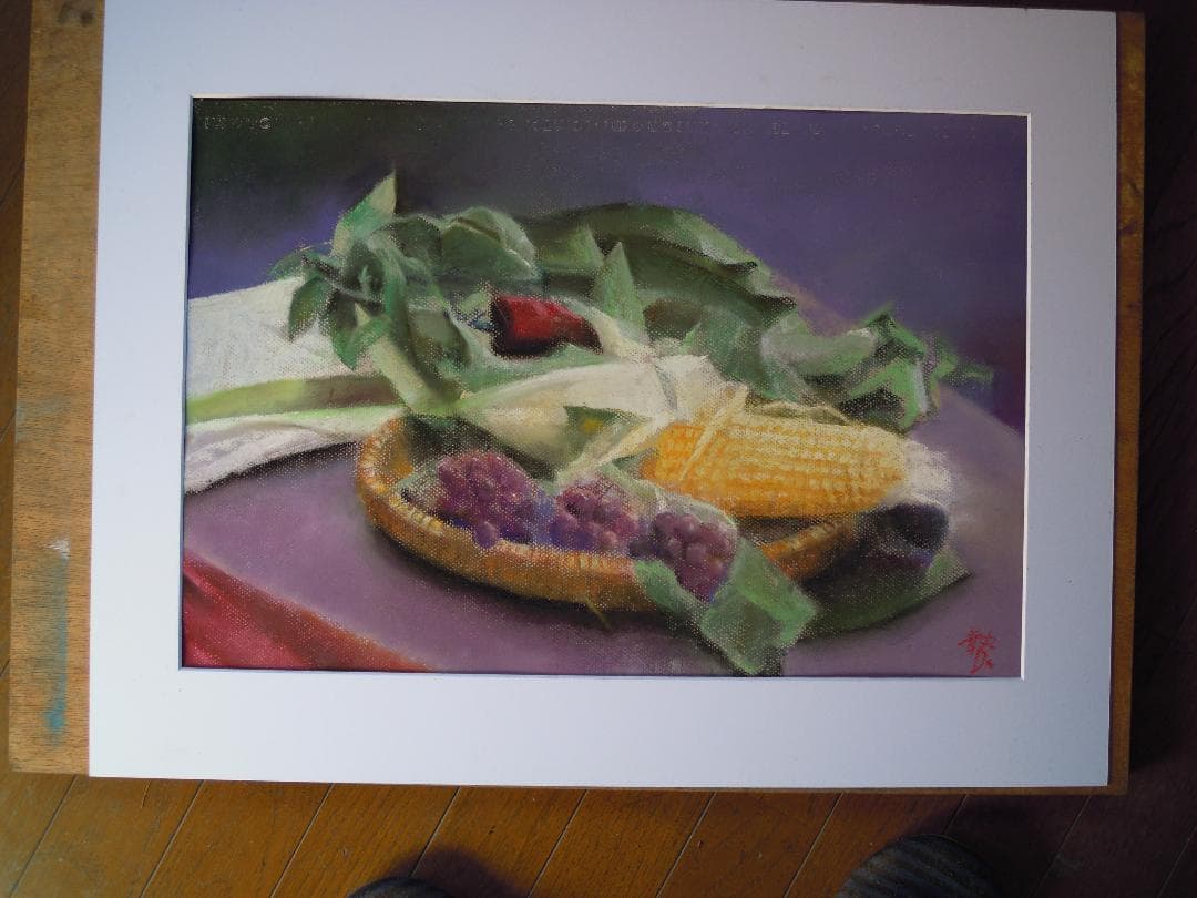 トウモロコシのある静物