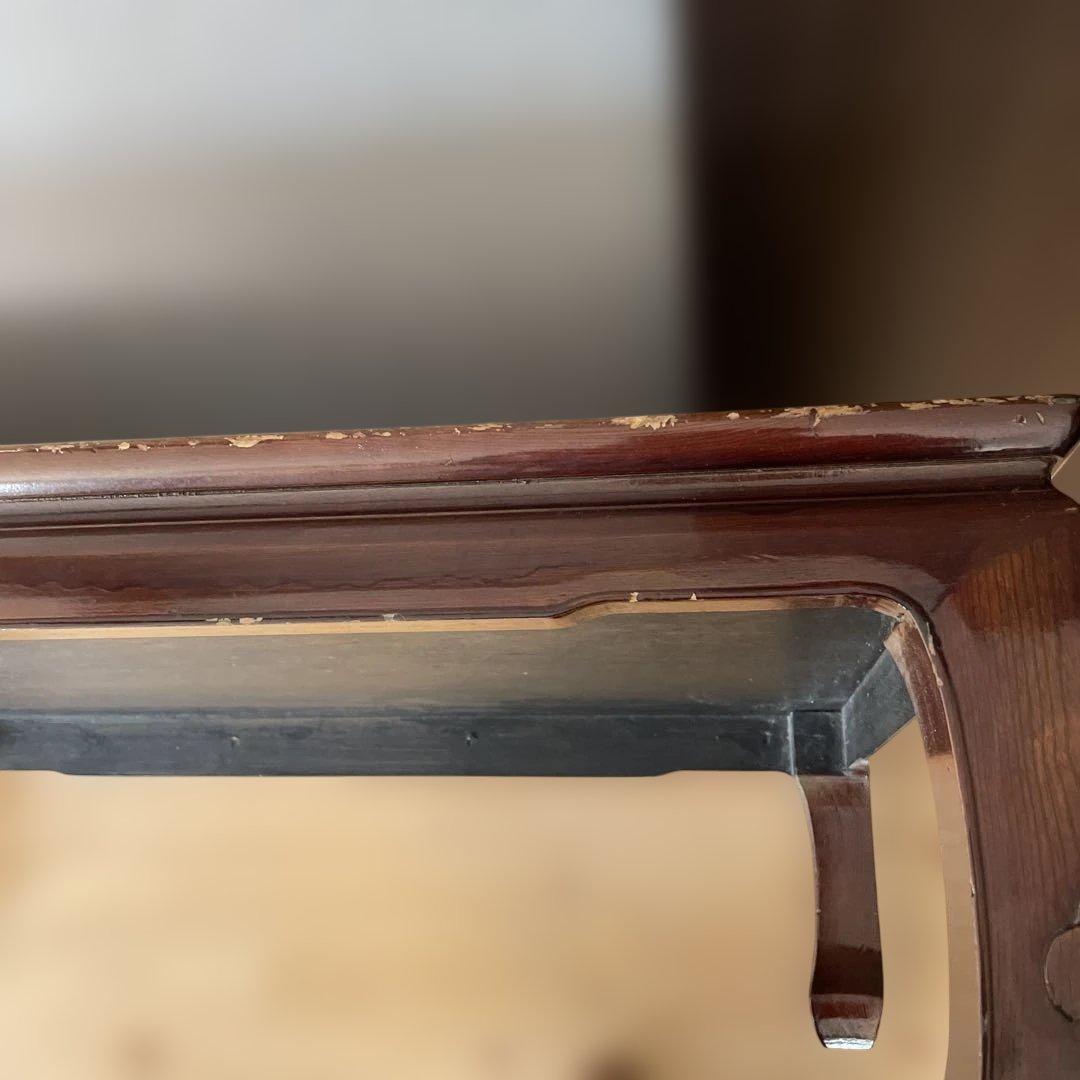 ダークブラウン 木製座卓