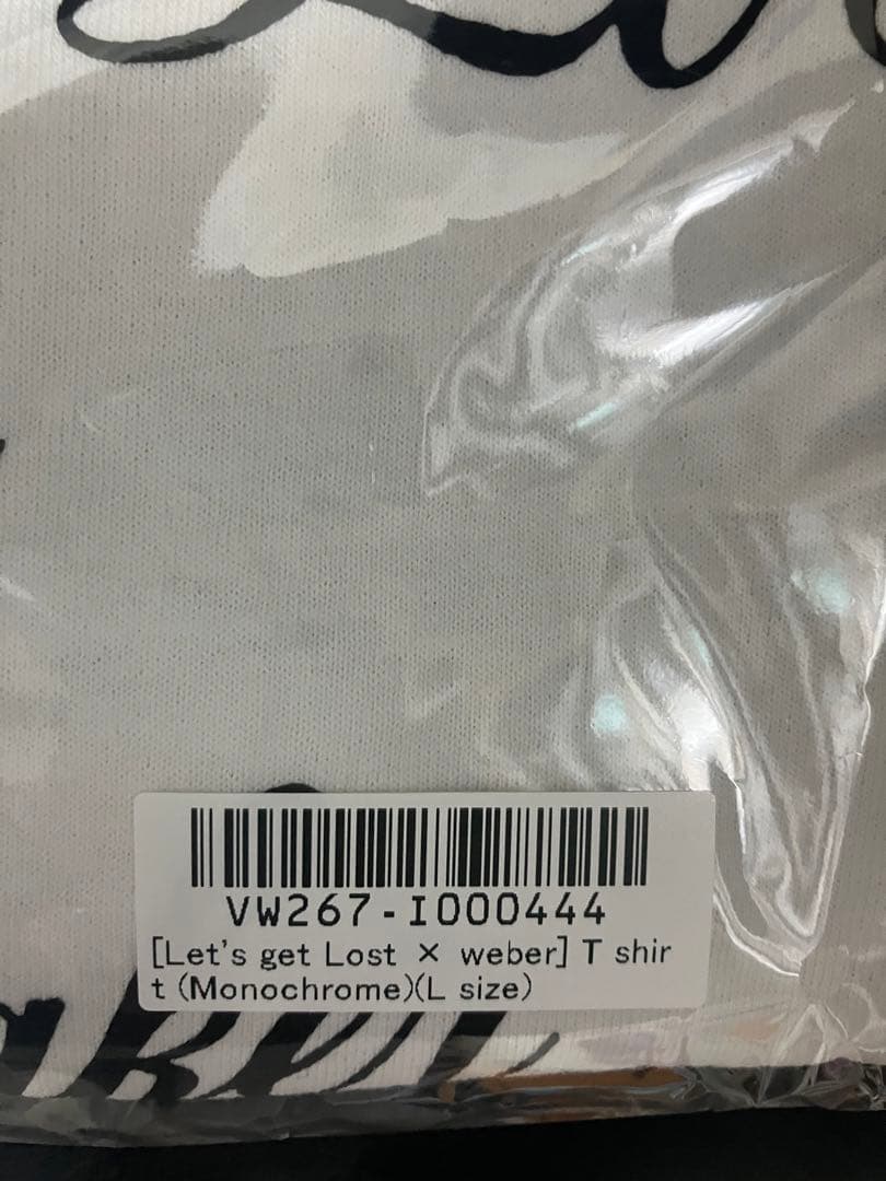 Lサイズ　Let's get Lost × weber T shirt 村上淳