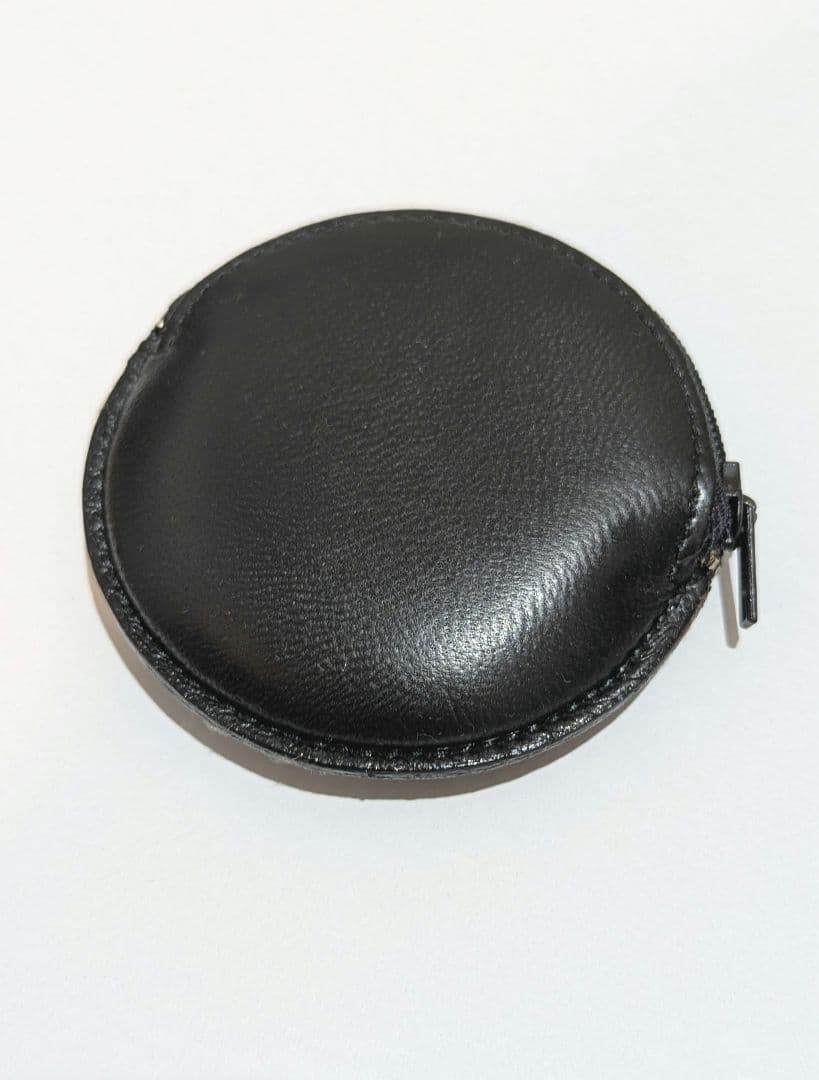 【美品】LOEWE シルバー ラウンドケース　ロエベ