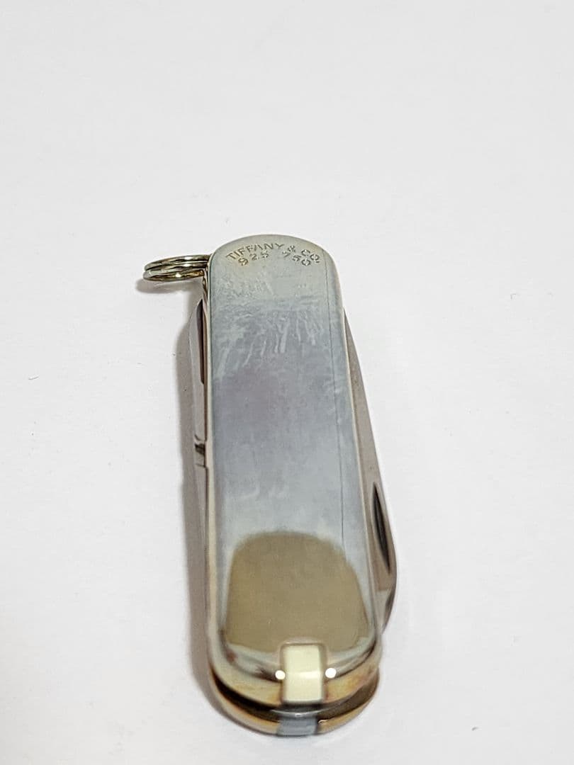 リ*ティファニー ビクトリノックス925シルバー ナイフ キーホルダー