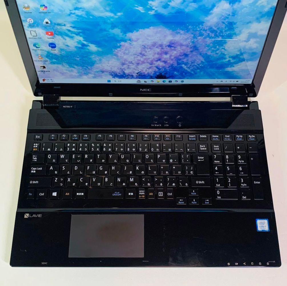 NEC LaVie ノートPC i7 32GB 1TB SSD
