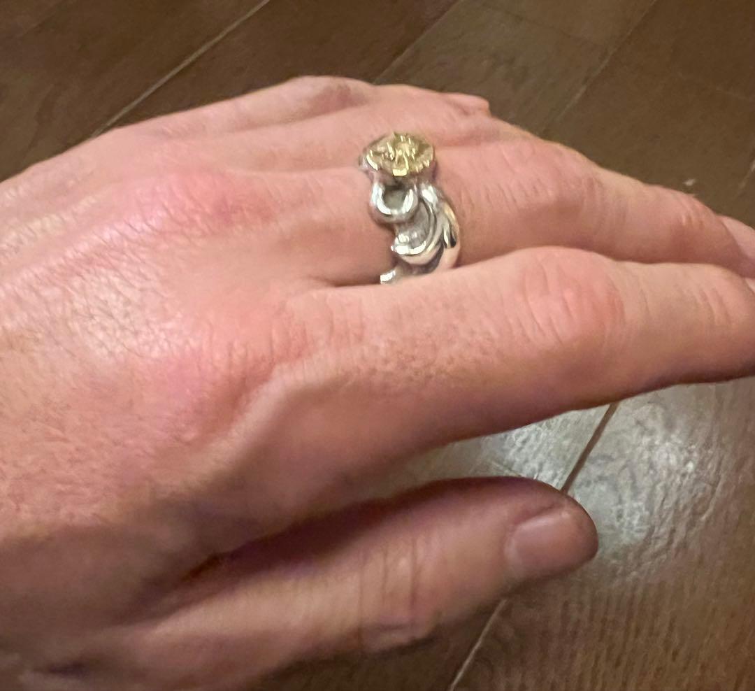 ル*ー様 アリゾナフリーダム　k18 とライバル　リング　廃盤品　希少