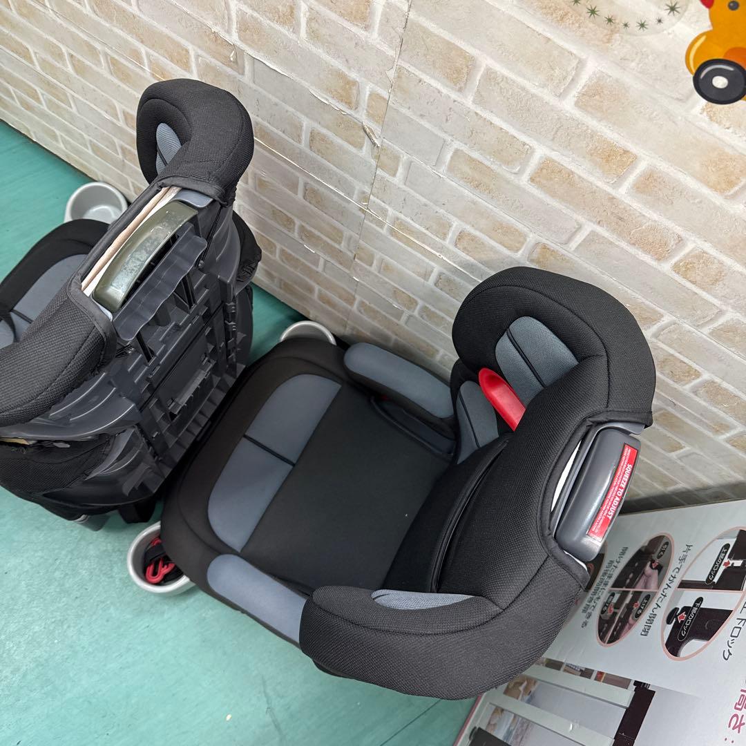 グレコ ハイバックジュニア　ジュニアシート　3才から　2台セット売り