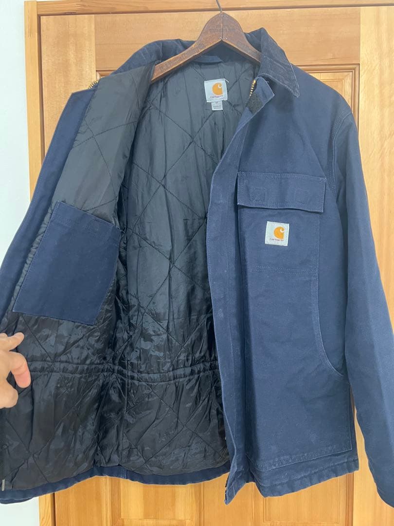 Carhartt ネイビー ジャケット トラディショナル　usa カーハート