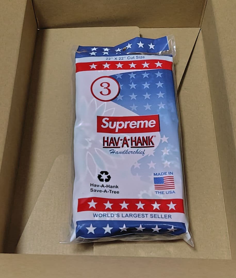 Supreme Hav-A-Hank Bandanas　バンダナ　3パック