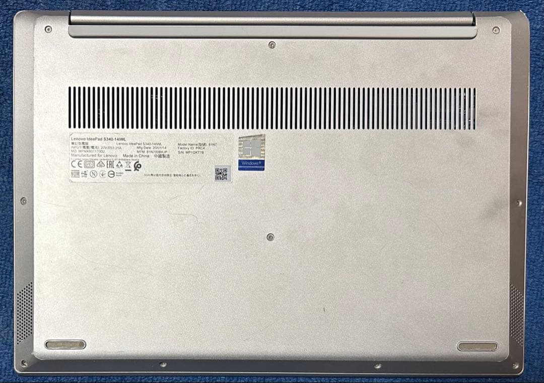 Lenovo IdeaPad S340-14IWL 中古動作品本体のみ送料込み