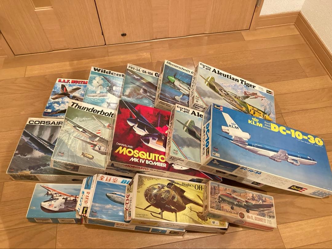 レベル プラモデル 14個セット 戦闘機 全日空 未組立