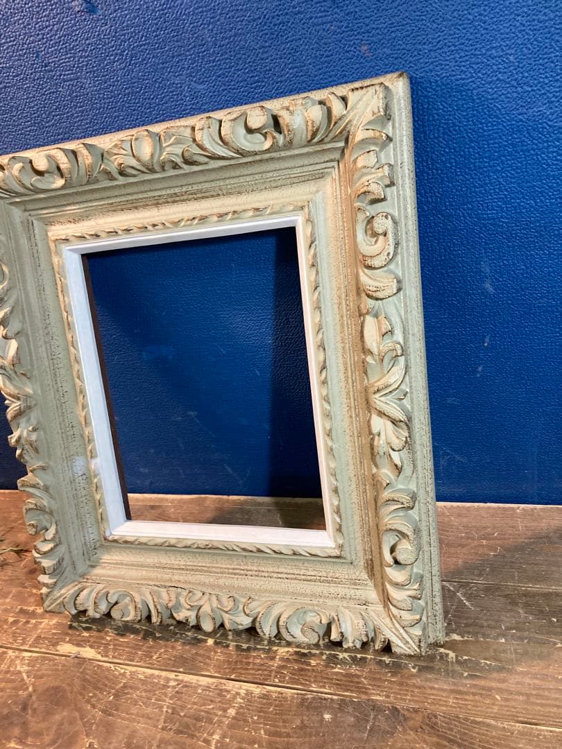 h 額縁　壁掛けインテリア　ヴィンテージ　アンティーク調　木製　ヨーロピアン風