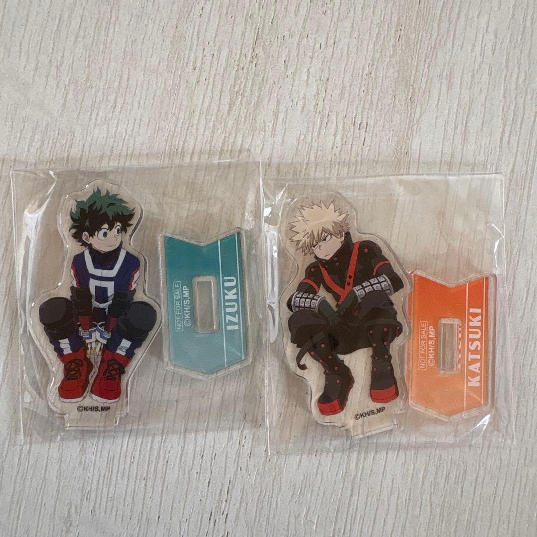 ヒロアカ　7th 全巻購入特典　ミニアクリルスタンド 7期　爆豪　緑谷