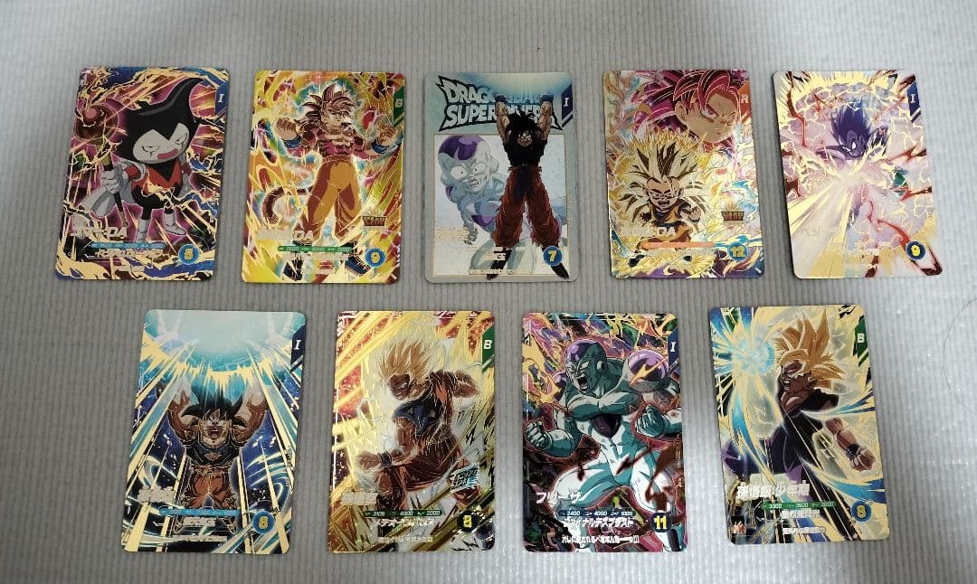 ドラゴンボールヒーローズ　ダイバーズ　カード　まとめ売り　9枚　gdr srなど