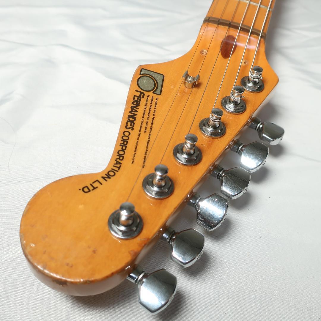 石ロゴ FERNANDES ディマジオ搭載 エレキギター 試奏動画あり