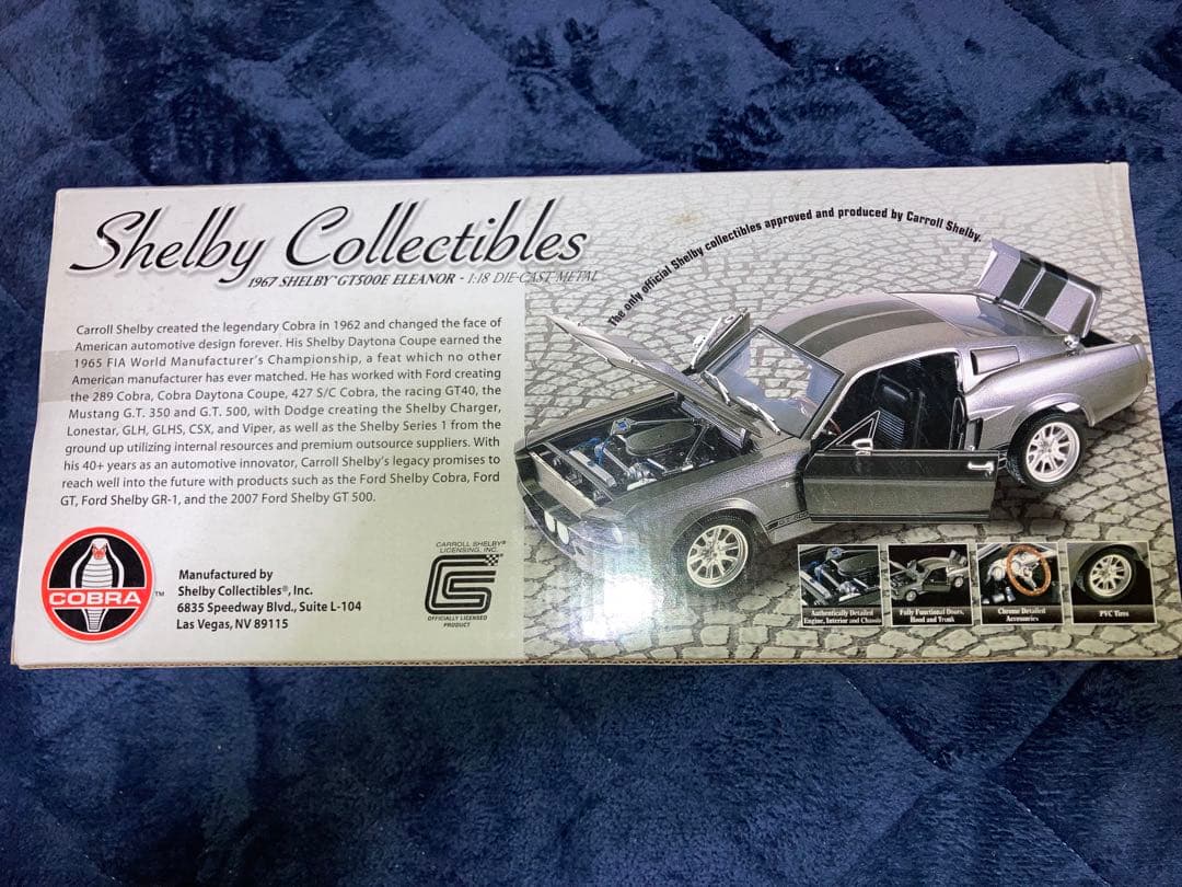 【未開封完品】Shelby Collectibles エレノア　サイン入りモデル