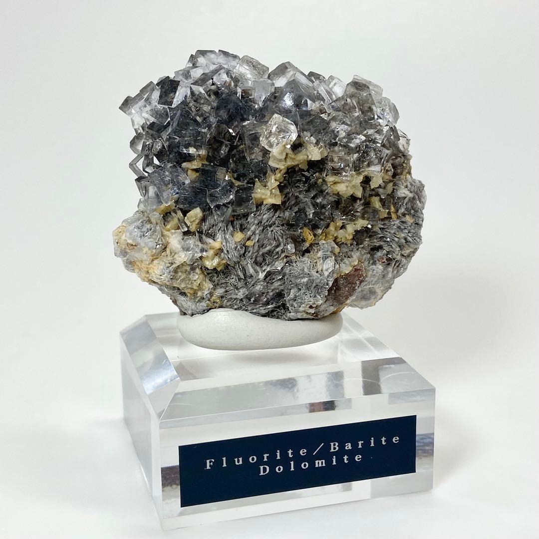 フローライト　バライト　ドロマイト　鉱物標本　原石　天然石　ストーン　エミリオ