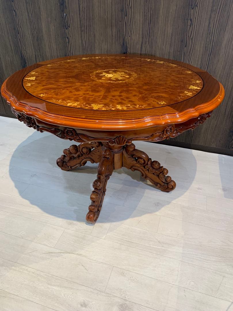 S*H様 アンティーク　イタリア　丸テーブル　カフェテーブル