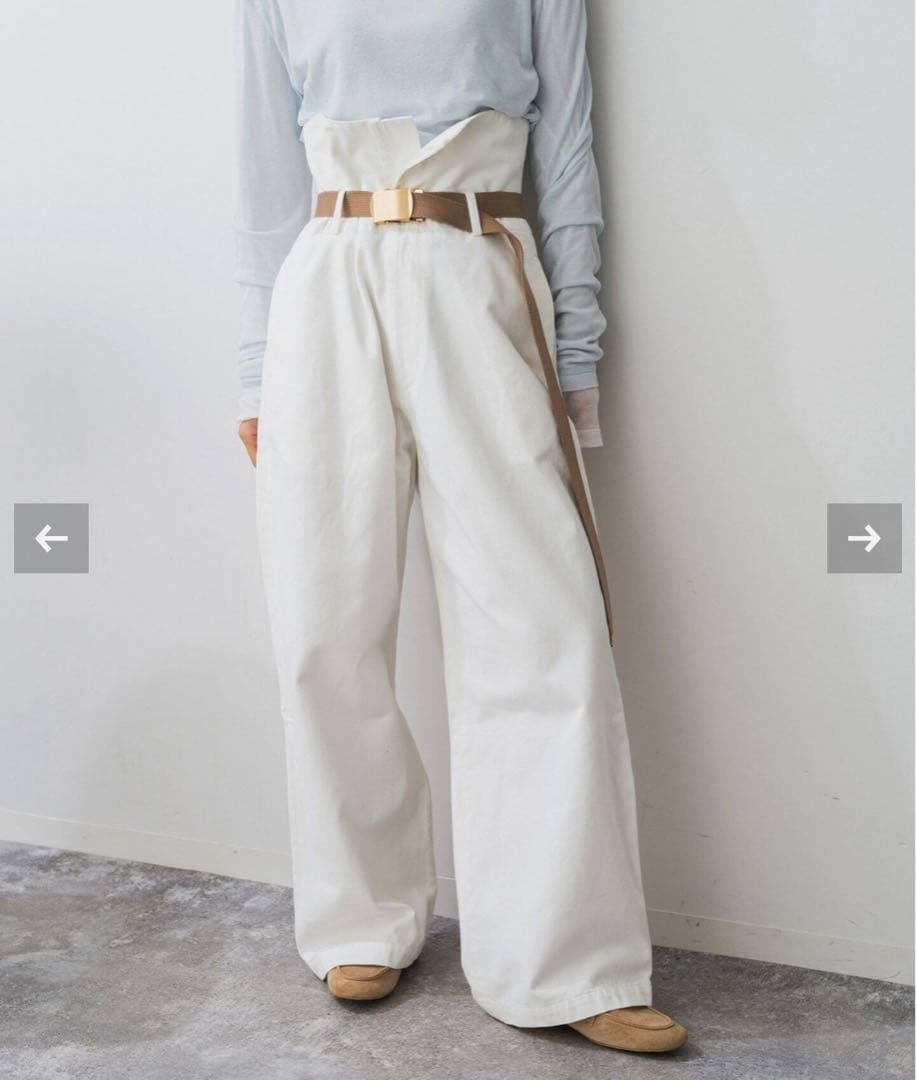 Spick ＆ span Higuchi*S2WAYハイウエストパンツ