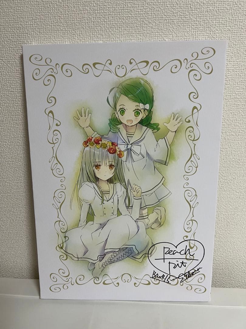 ローゼンメイデン 複製原画ジークレー、 水銀燈 PEACH-PIT 直筆サイン