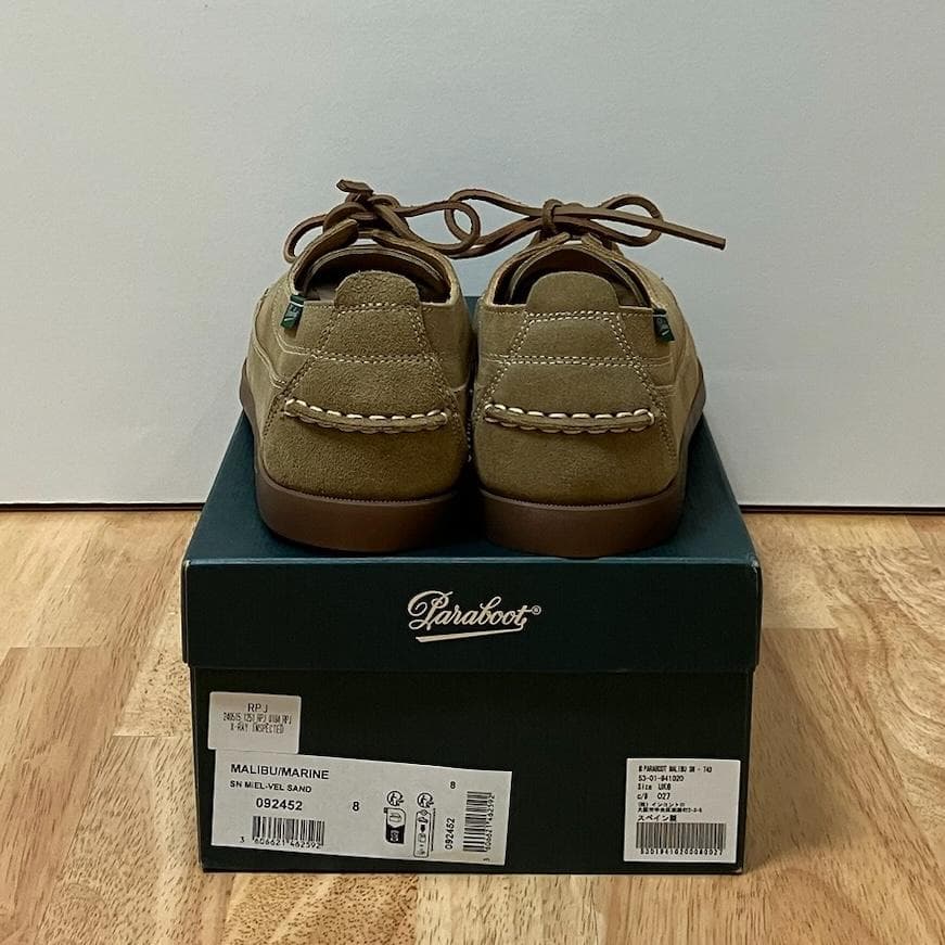 新品 Paraboot×STUDIO NICHOLSON モカシン UK8