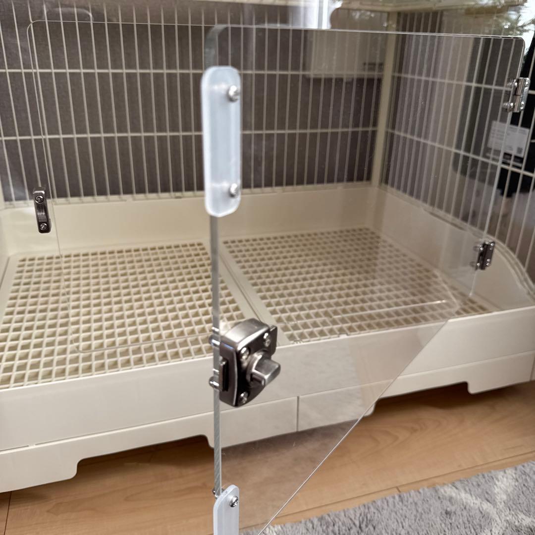 未使用✨GEX 小動物用ケージ 大きめ 透明扉付き