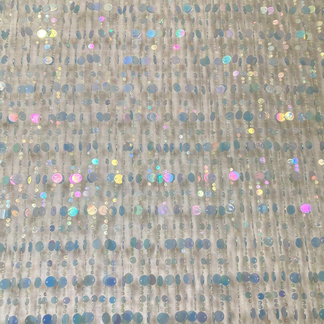 ドアカーテン のれん すだれ 間仕切り 壁掛け キラキラ 大型 ロング レトロ