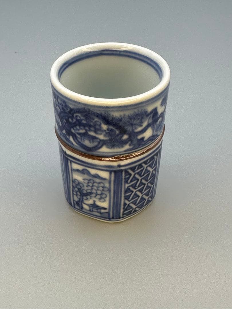 茶道具　振出　巾筒　真葛香斎　祥瑞