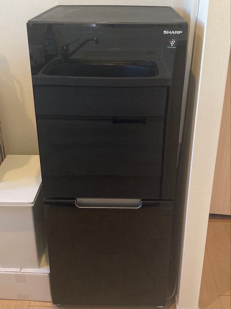 SHARP 冷蔵庫 SJ-GD15G-B 152L 2021年製 一人暮らし