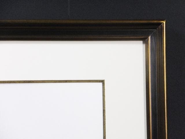 モールディング 　大全紙　水彩/版画用額縁『布張りタトウ箱　黄袋付』0109I